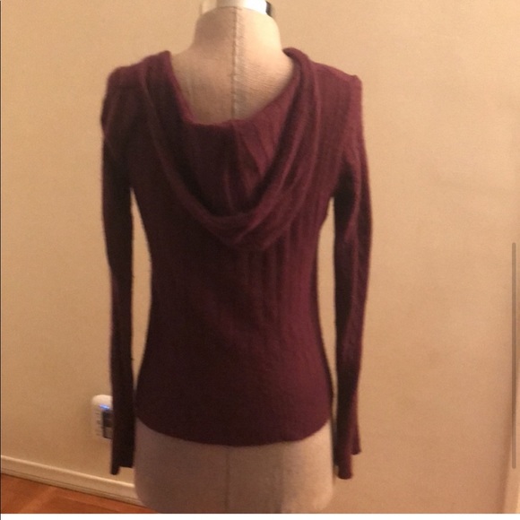The Original INC beautiful cashmere hoodie soft sweater top - Picture 2 of 5